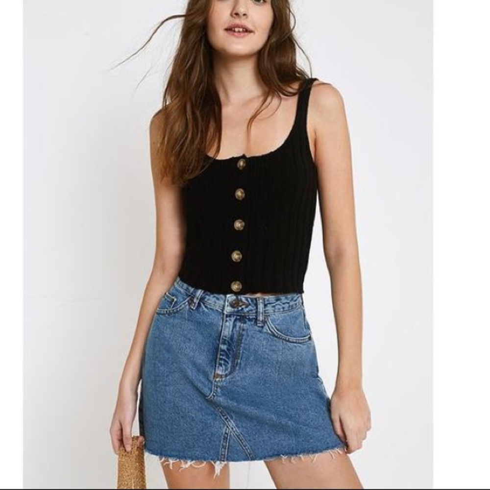 Urban Outfitters Medium Wash Denim mini skirt